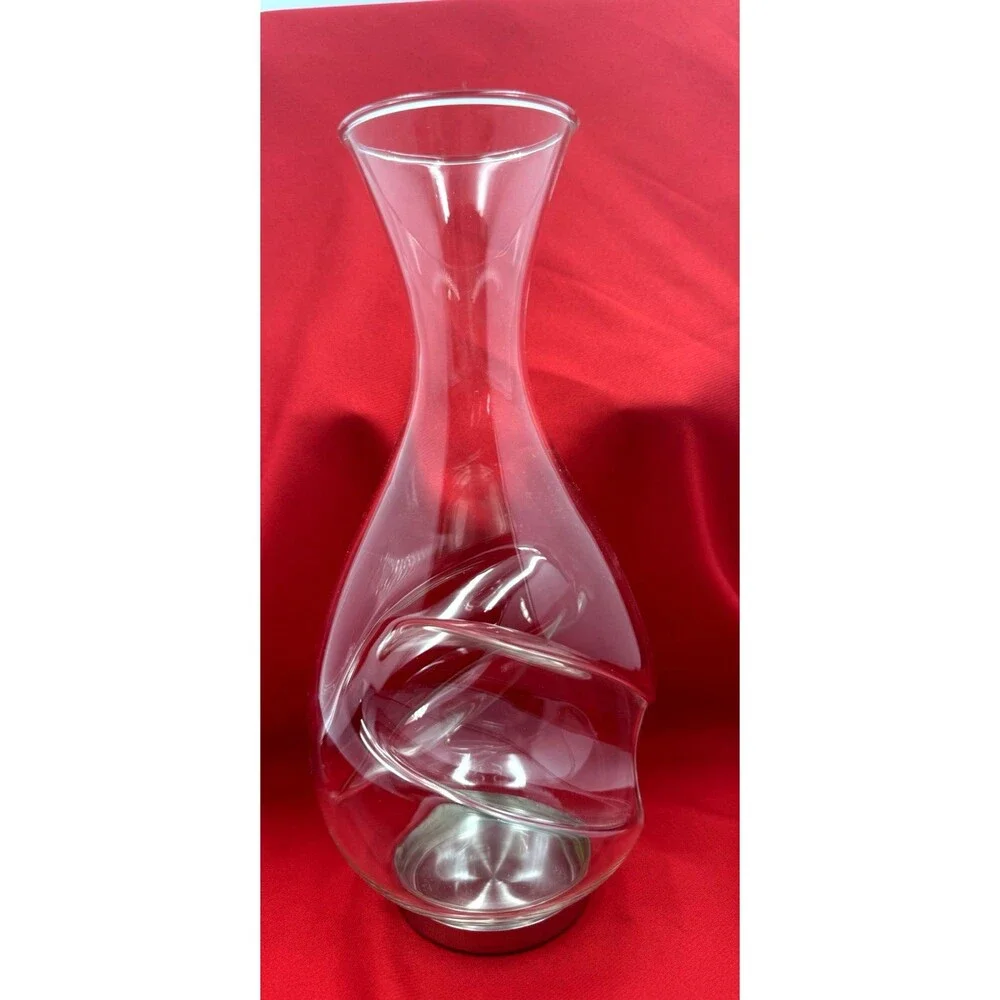 Final Touch Conundrum Enigme Glass Wine Aerator  Decanter, NIB